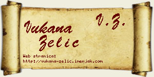 Vukana Zelić vizit kartica